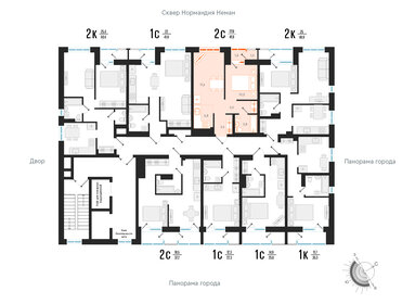 38,2 м², 3-комнатная квартира 3 100 000 ₽ - изображение 161