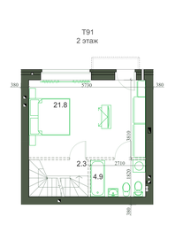 Квартира 91,4 м², 4-комнатная - изображение 2