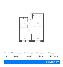 38 м², 1-комнатная квартира 11 500 000 ₽ - изображение 64