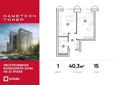 40 м², 1-комнатная квартира 13 500 000 ₽ - изображение 85