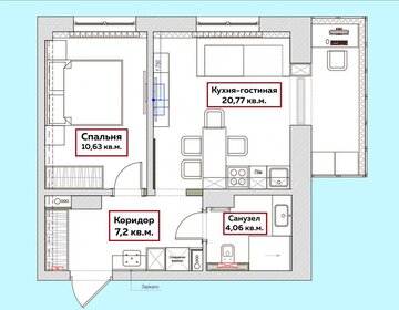 42 м², 1-комнатная квартира 7 199 000 ₽ - изображение 29