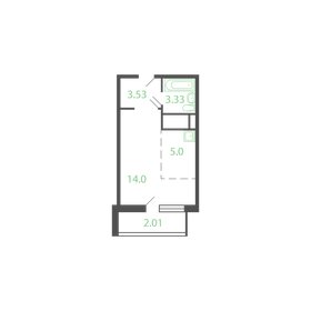 28,8 м², квартира-студия 5 702 400 ₽ - изображение 12