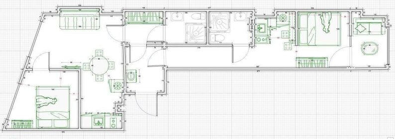 Квартира 58 м², 2-комнатная - изображение 2