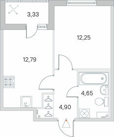 38,2 м², 1-комнатная квартира 4 420 000 ₽ - изображение 61