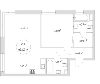 86 м², 3-комнатная квартира 34 900 000 ₽ - изображение 132