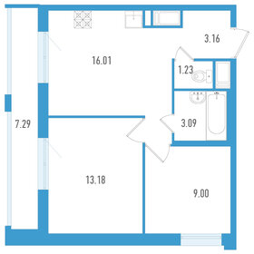 48,9 м², 2-комнатная квартира 7 399 999 ₽ - изображение 58