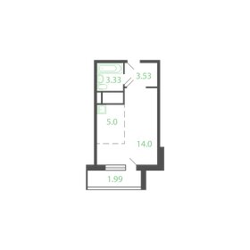 28,8 м², квартира-студия 5 702 400 ₽ - изображение 25