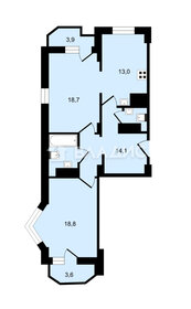 78,1 м², 2-комнатная квартира 16 810 000 ₽ - изображение 44