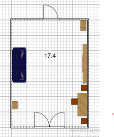 17 м², комната - изображение 4