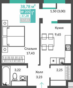 37,3 м², 1-комнатная квартира 5 427 000 ₽ - изображение 8