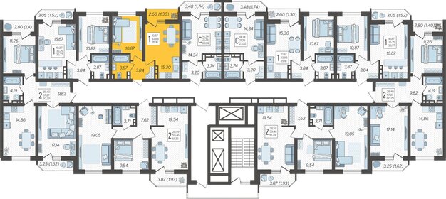 35,4 м², 1-комнатная квартира 4 850 000 ₽ - изображение 34