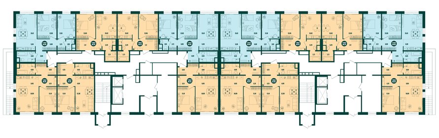 45 м², 2-комнатная квартира 5 100 000 ₽ - изображение 83