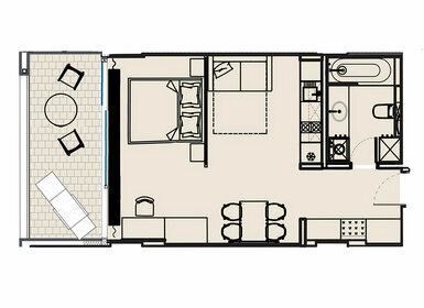 54,2 м², 1-комнатные апартаменты 75 880 000 ₽ - изображение 65