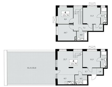 164,2 м², 5-комнатная квартира 37 376 196 ₽ - изображение 11