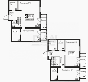150,3 м², 3-комнатные апартаменты 30 661 200 ₽ - изображение 30