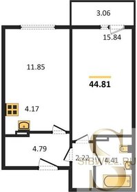 44 м², 2-комнатная квартира 4 800 000 ₽ - изображение 17