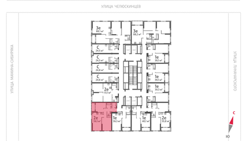 57,6 м², 2-комнатная квартира 10 749 542 ₽ - изображение 8