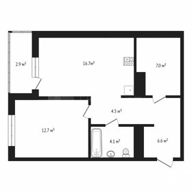 Квартира 55,3 м², 1-комнатная - изображение 1