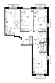 Квартира 92,8 м², 3-комнатная - изображение 2