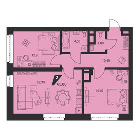 81 м², 2-комнатная квартира 11 000 000 ₽ - изображение 95