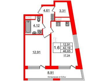 15,6 м², апартаменты-студия 3 550 000 ₽ - изображение 171