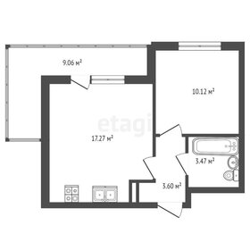 Квартира 34,5 м², 1-комнатная - изображение 3