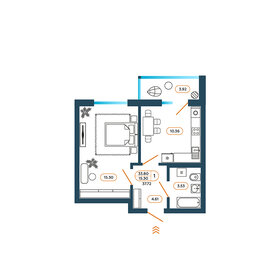 41 м², 1-комнатная квартира 3 450 000 ₽ - изображение 40