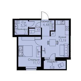 34,6 м², 1-комнатная квартира 6 000 000 ₽ - изображение 81