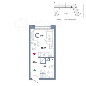 Квартира 18 м², студия - изображение 1