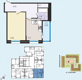 34,9 м², 1-комнатная квартира 4 484 040 ₽ - изображение 20