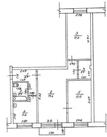 55,1 м², 3-комнатная квартира 1 980 000 ₽ - изображение 46