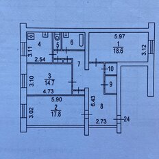Квартира 89,5 м², 3-комнатная - изображение 2