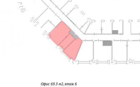 69,3 м², офис - изображение 5