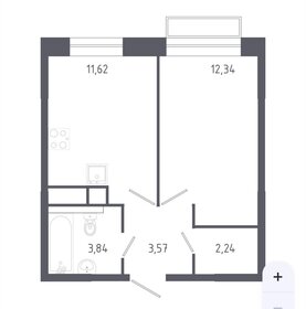 Квартира 33,6 м², 1-комнатная - изображение 1