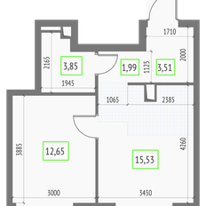 Квартира 37,5 м², 1-комнатная - изображение 2