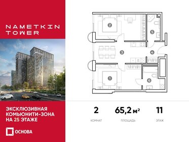 59 м², 2-комнатная квартира 21 500 000 ₽ - изображение 75