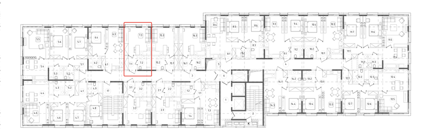 Квартира 27 м², студия - изображение 2