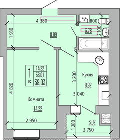47 м², 2-комнатная квартира 3 500 000 ₽ - изображение 55