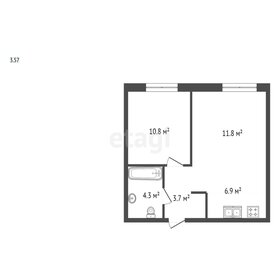 Квартира 37,5 м², 1-комнатная - изображение 1