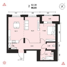 96,3 м², 2-комнатные апартаменты 9 200 000 ₽ - изображение 13