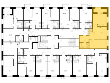 Квартира 65,5 м², 2-комнатная - изображение 2