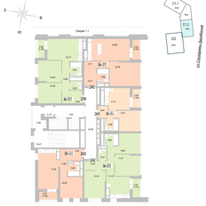 Квартира 62,1 м², 3-комнатная - изображение 2