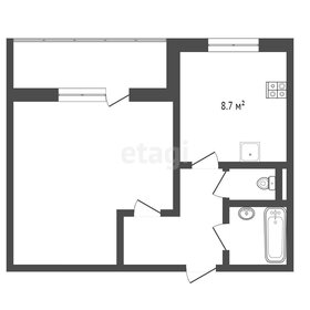 34 м², 1-комнатная квартира 3 480 000 ₽ - изображение 25