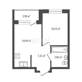 Квартира 34,7 м², 1-комнатная - изображение 4