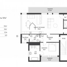 Квартира 121,2 м², 3-комнатные - изображение 4