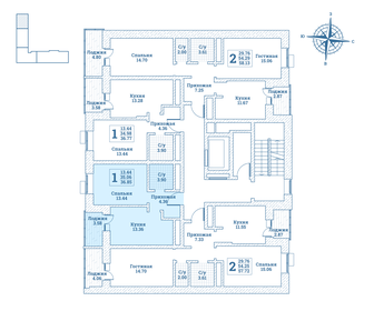 Квартира 36,9 м², 1-комнатная - изображение 2