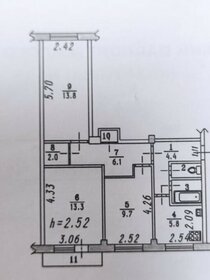 59,3 м², 3-комнатная квартира 3 500 000 ₽ - изображение 19