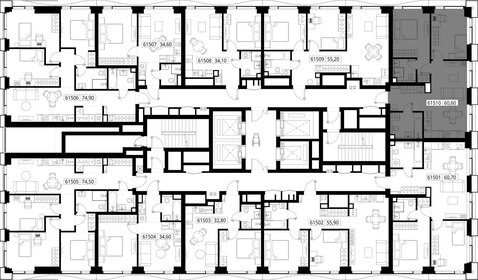 Квартира 60,6 м², 2-комнатная - изображение 2