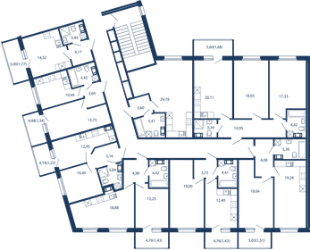 50 м², 1-комнатные апартаменты 17 500 000 ₽ - изображение 100