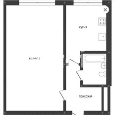 Квартира 30,4 м², 1-комнатная - изображение 2